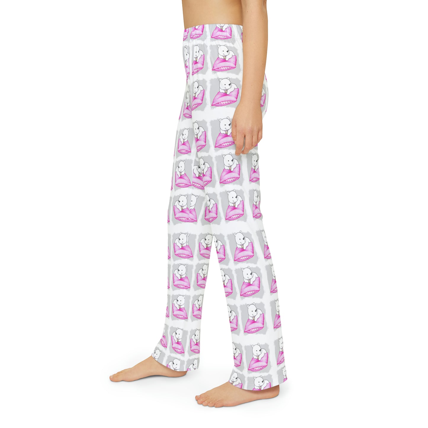 Boba Bear Pillow Kids Pajama Pants