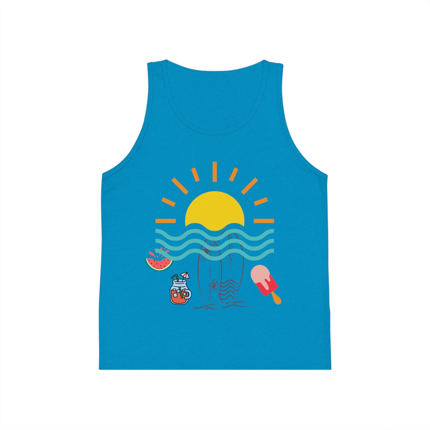 Summer Vibes Kid's Jersey Tank Top