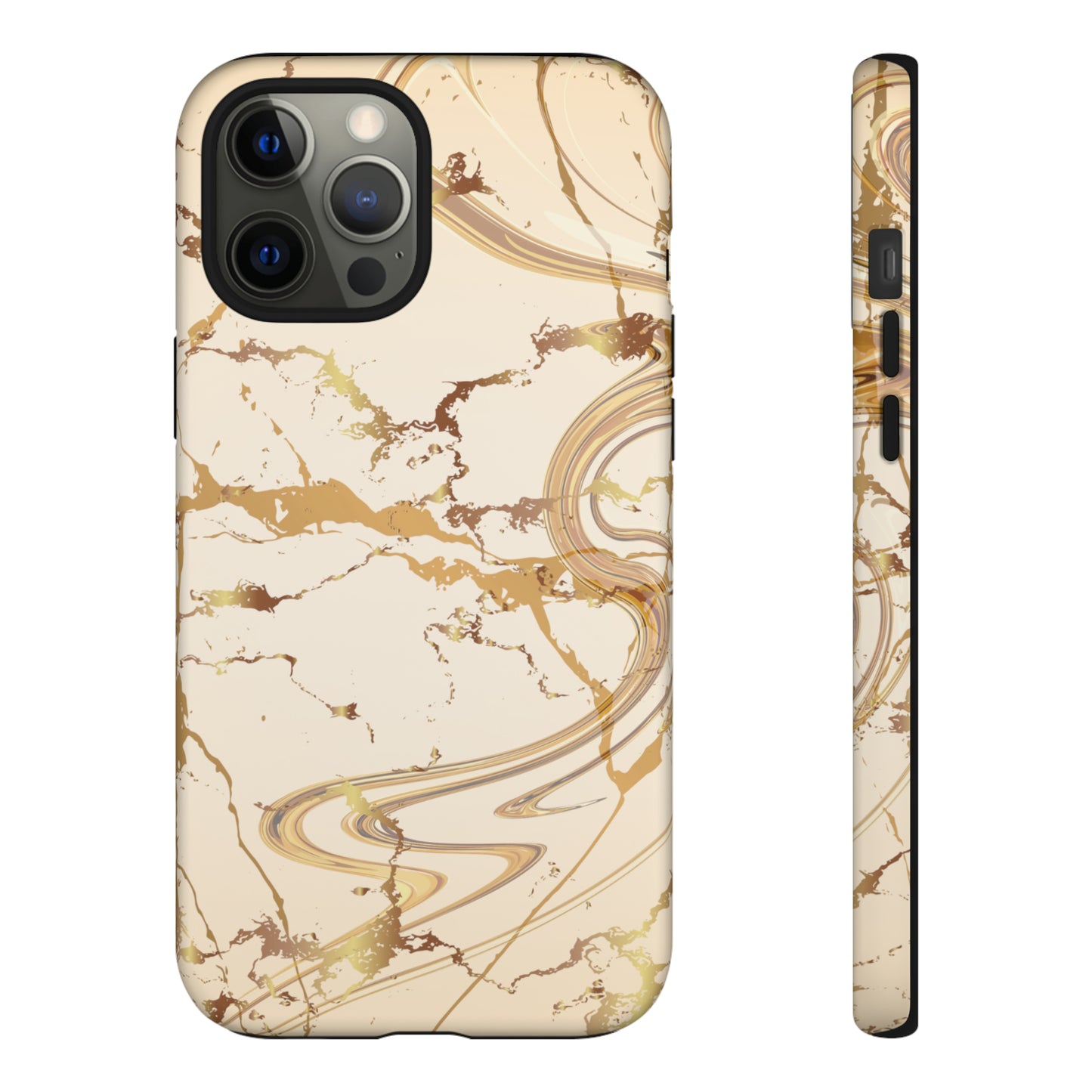 Gold Marble Tough Cases