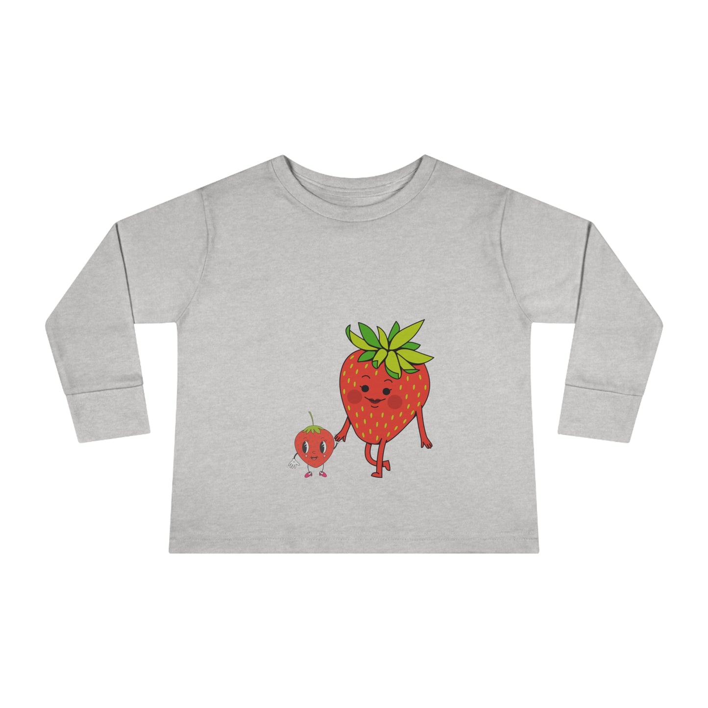 Strawberries Toddler Long Sleeve Tee