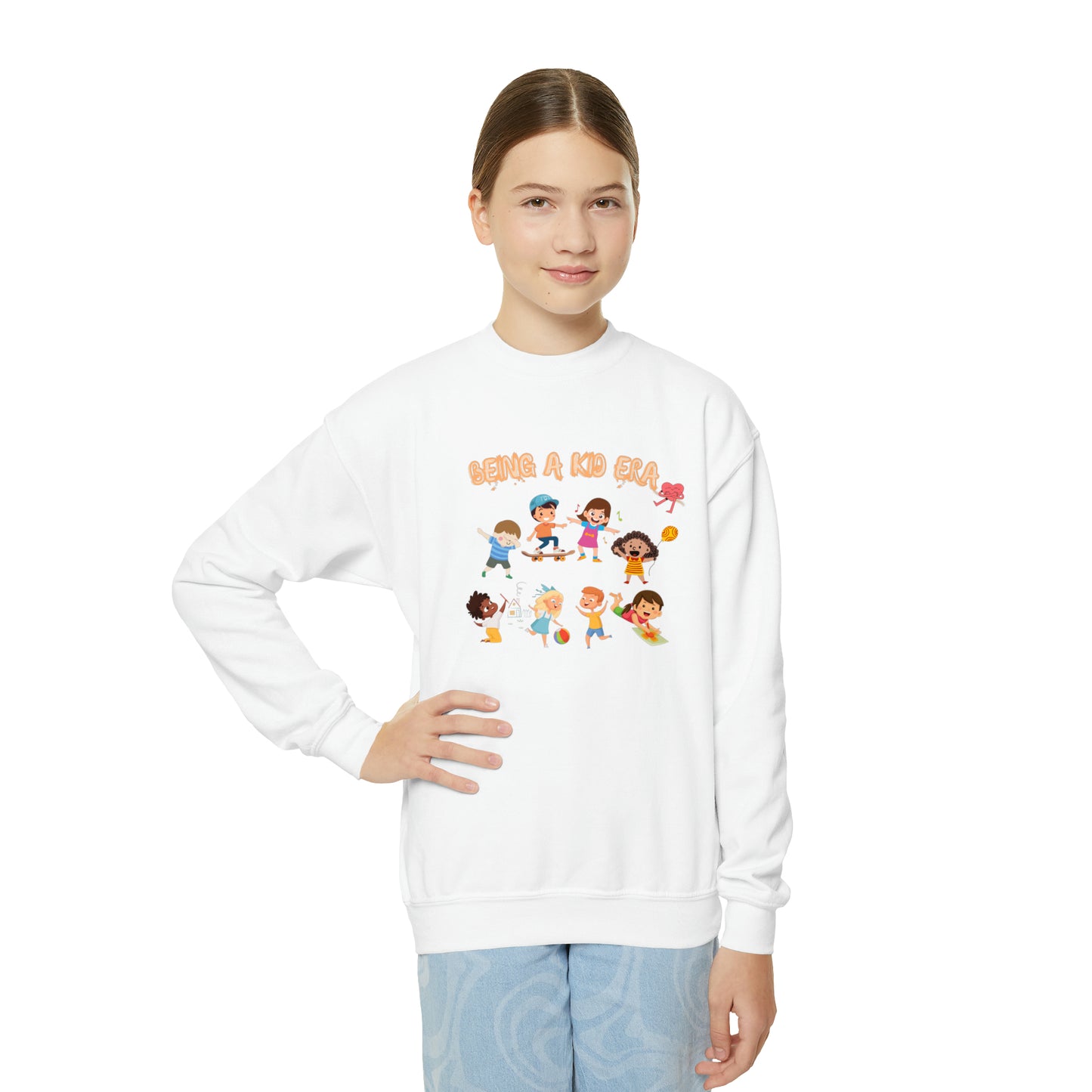 Being a Kid Era Youth Crewneck Sweatshirt