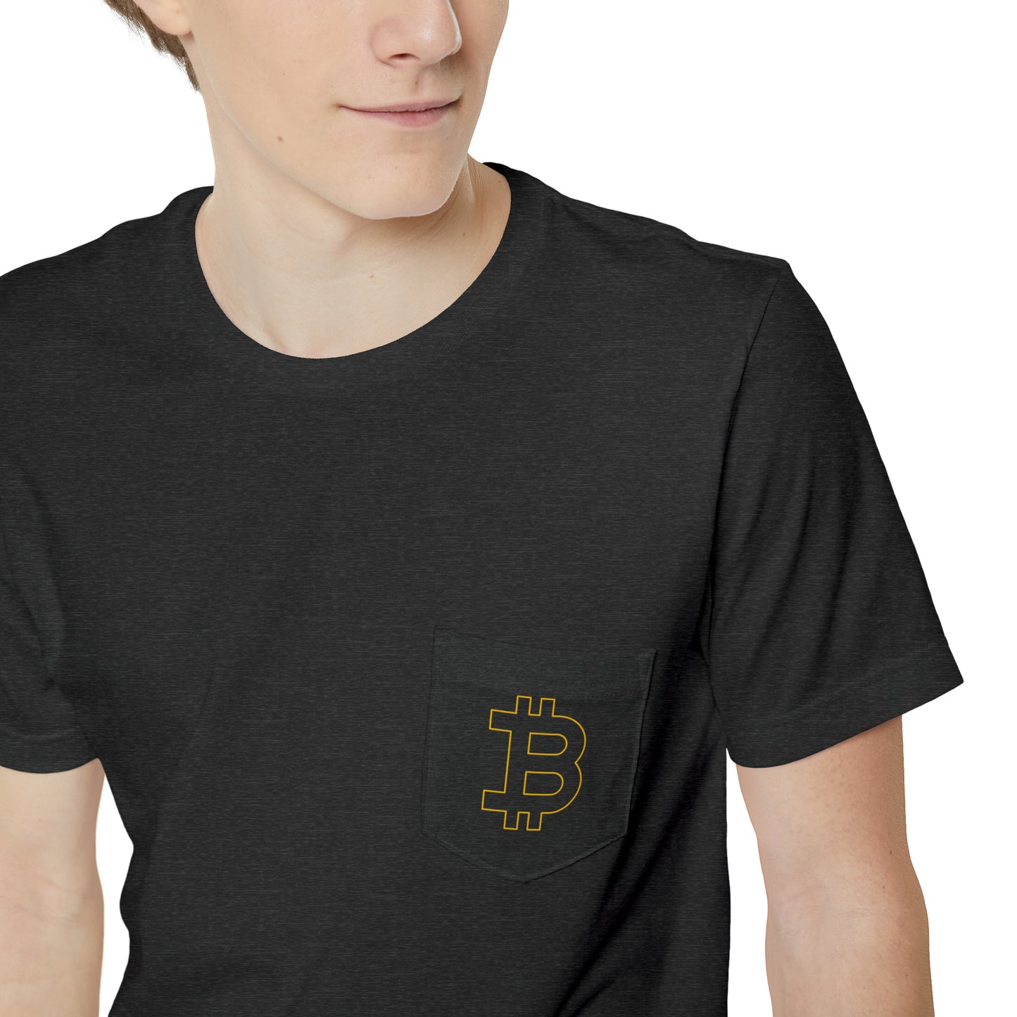 Bitcoin Unisex Pocket T-shirt