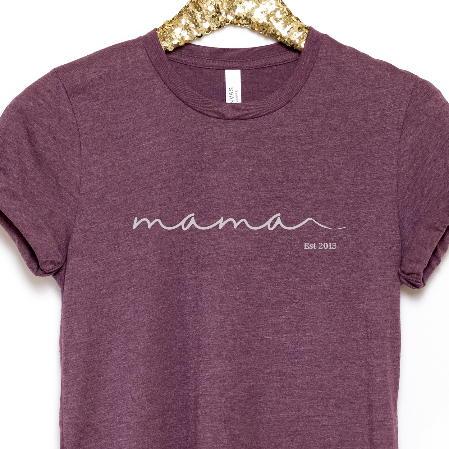 Personalized Mama Jersey Short Sleeve Tee