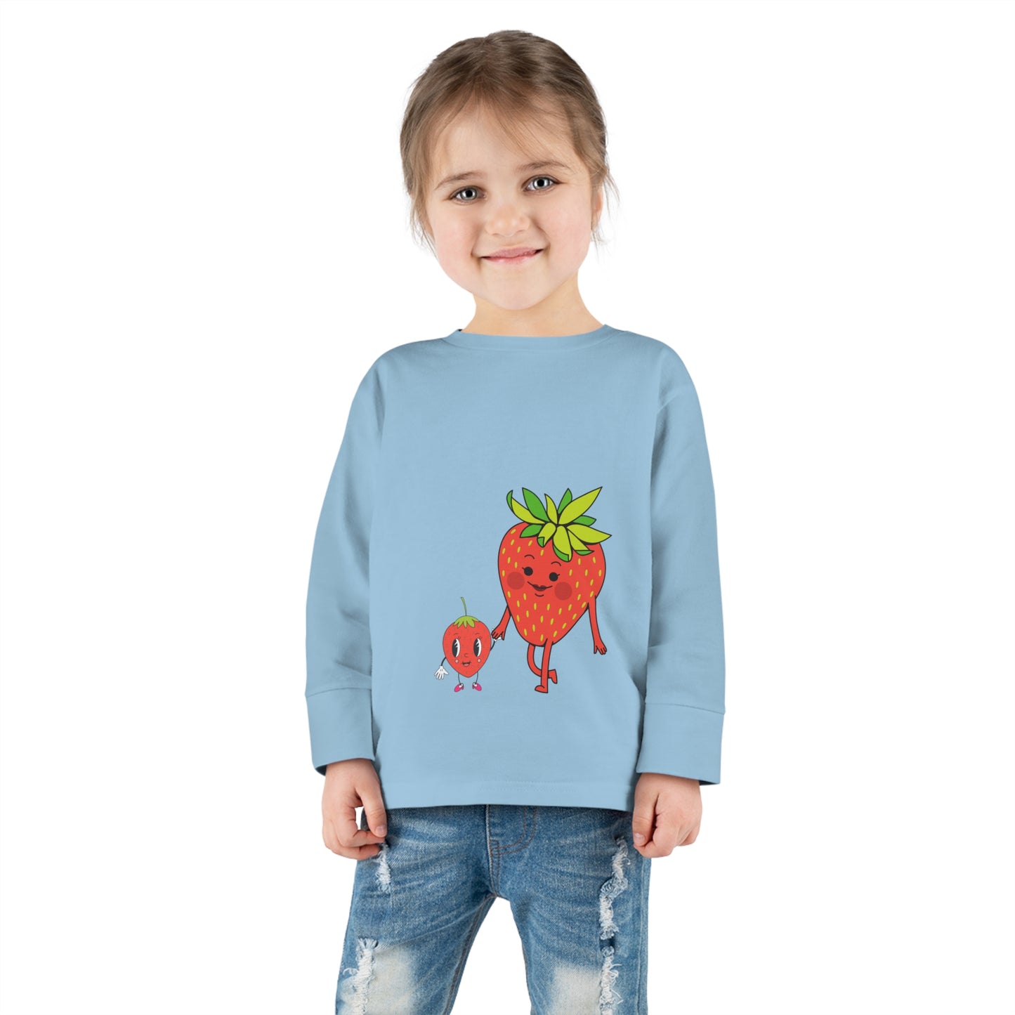 Strawberries Toddler Long Sleeve Tee