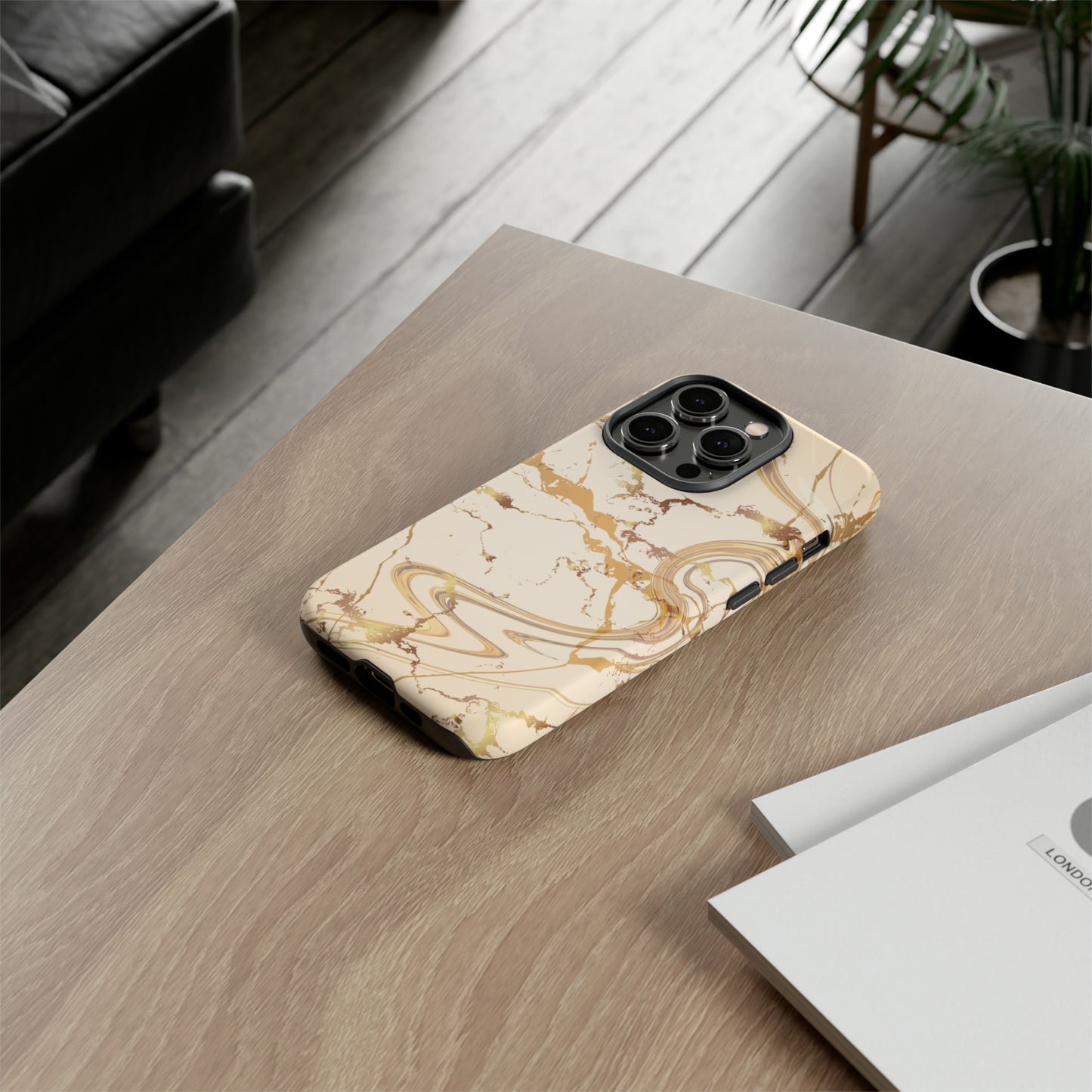 Gold Marble Tough Cases