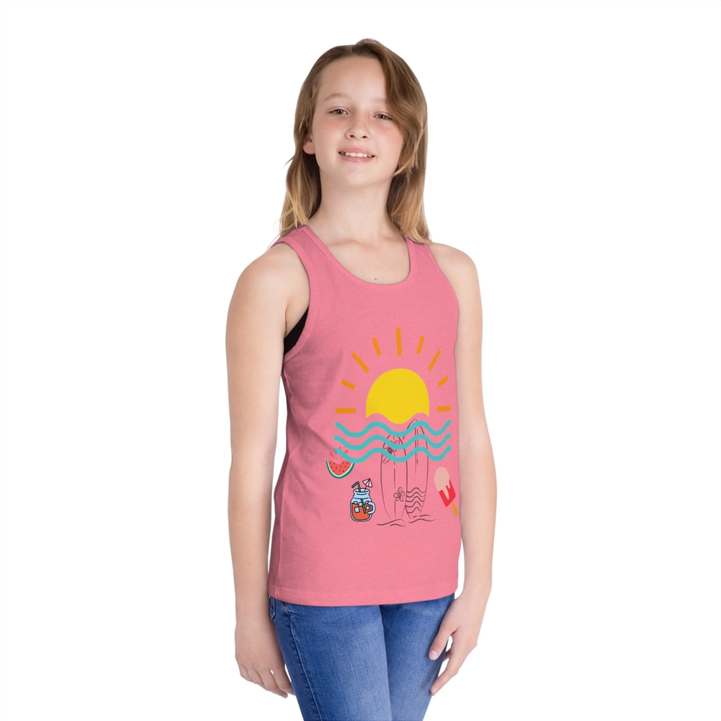 Summer Vibes Kid's Jersey Tank Top