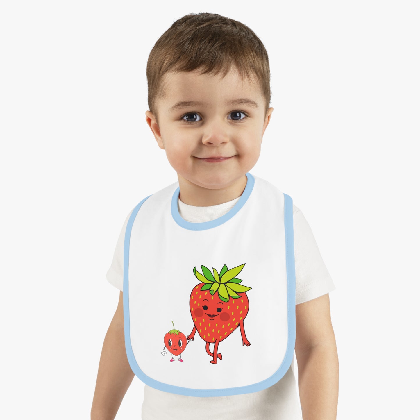 Strawberries Baby Bib