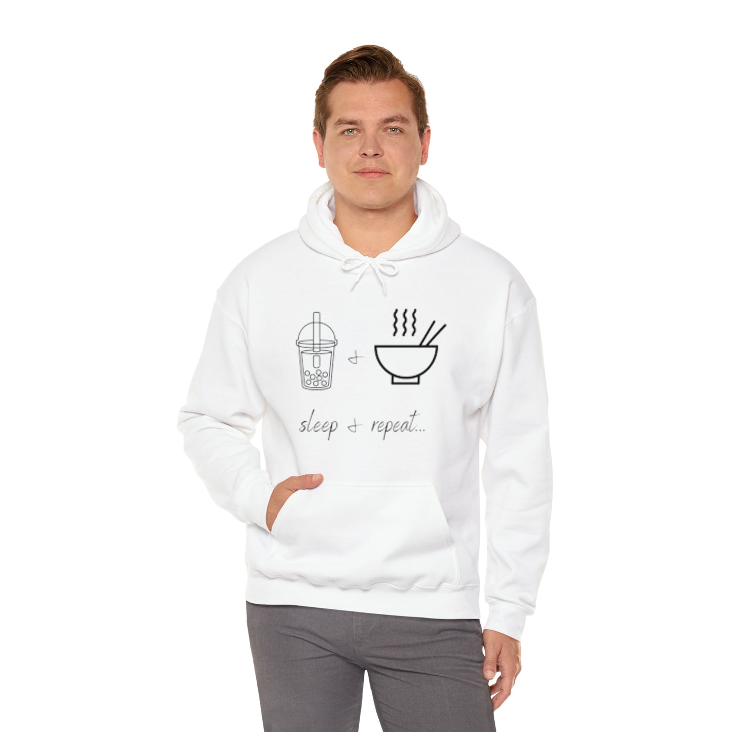 Boba Tea Unisex Heavy Blend™ Hooded Sweatshirt