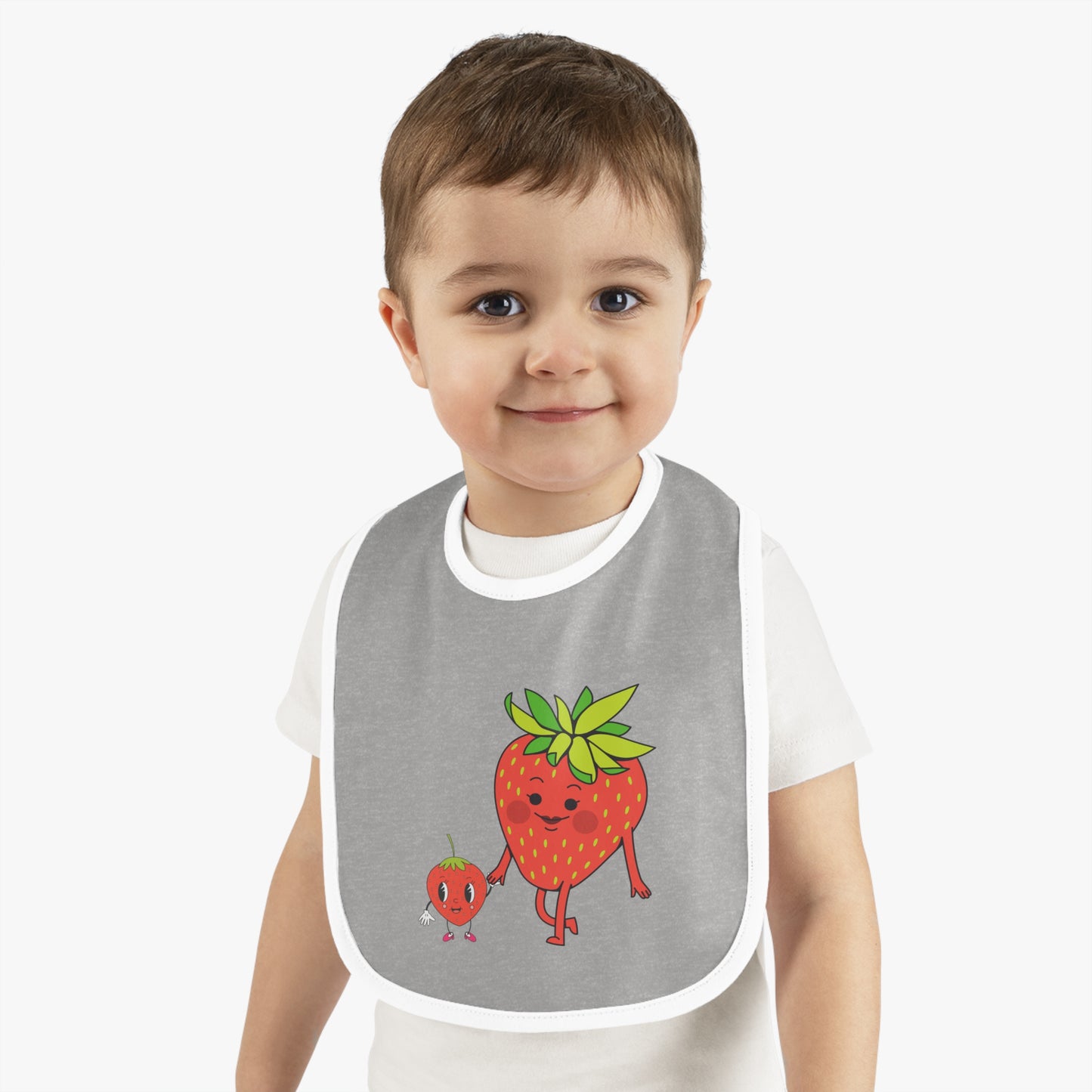 Strawberries Baby Bib