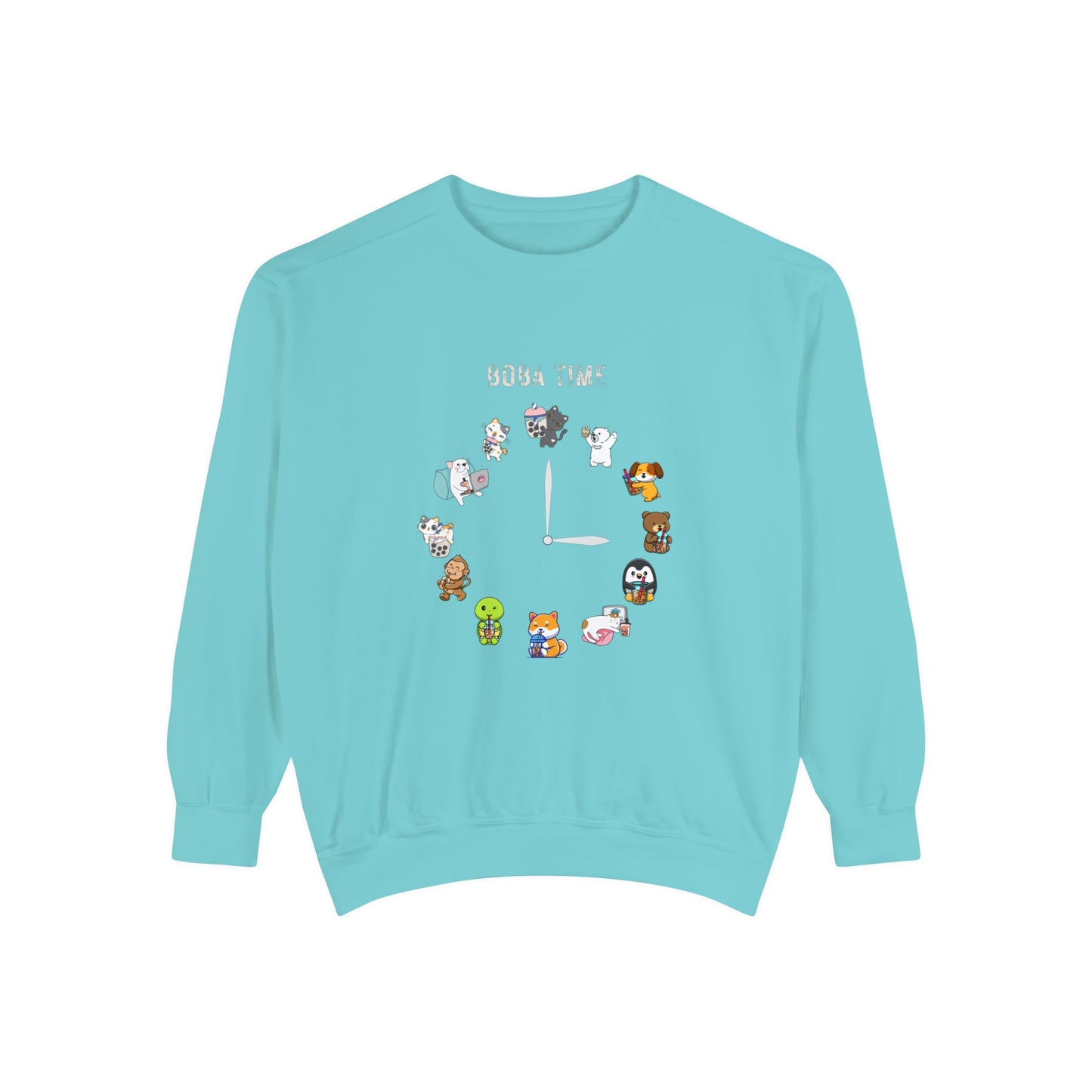 Boba Tea Clock Unisex Sweatshirt