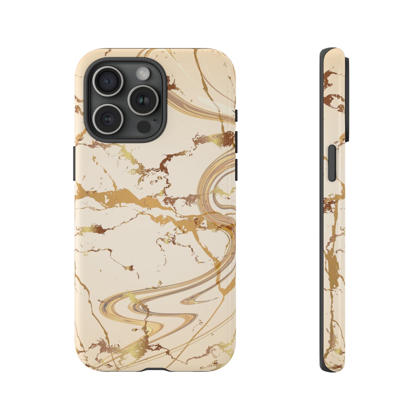 Gold Marble Tough Cases