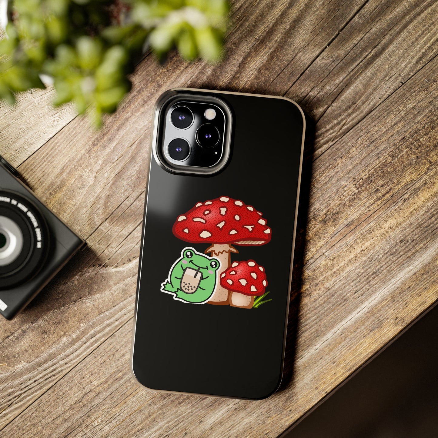 Frog Mushroom Tough Phone Cases