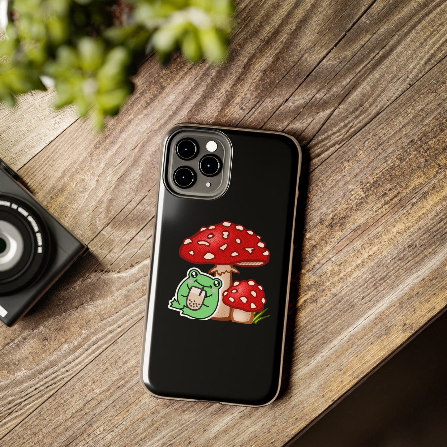 Frog Mushroom Tough Phone Cases