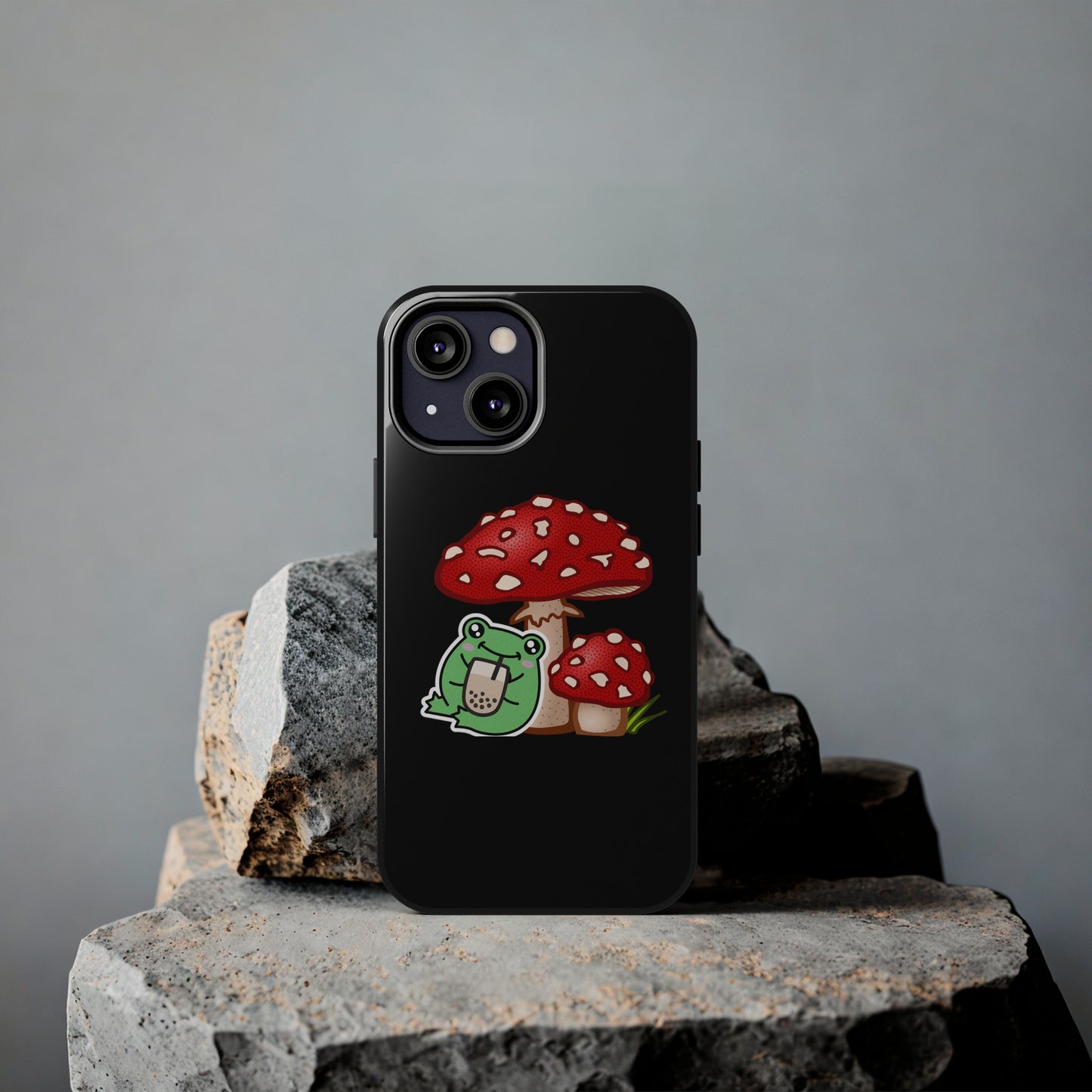 Frog Mushroom Tough Phone Cases