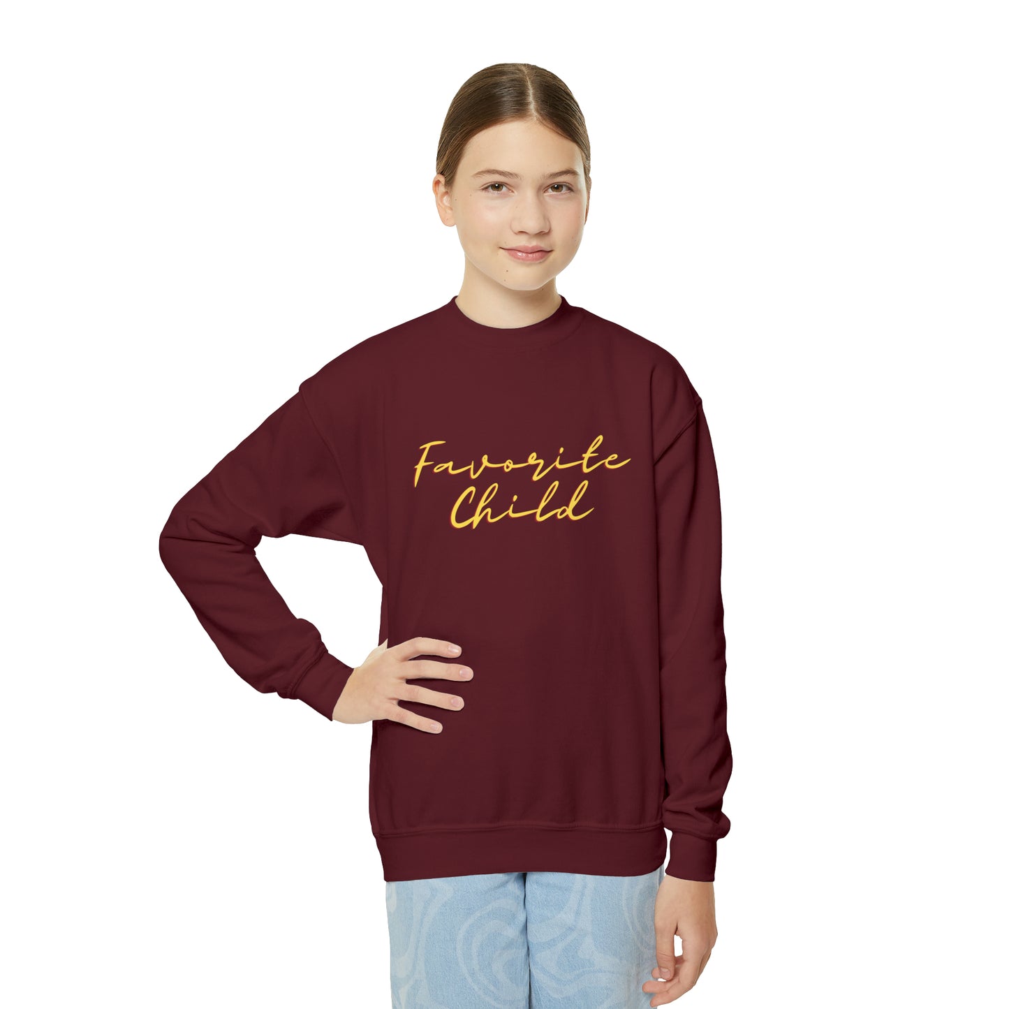 Favorite Child Youth Crewneck Sweatshirt