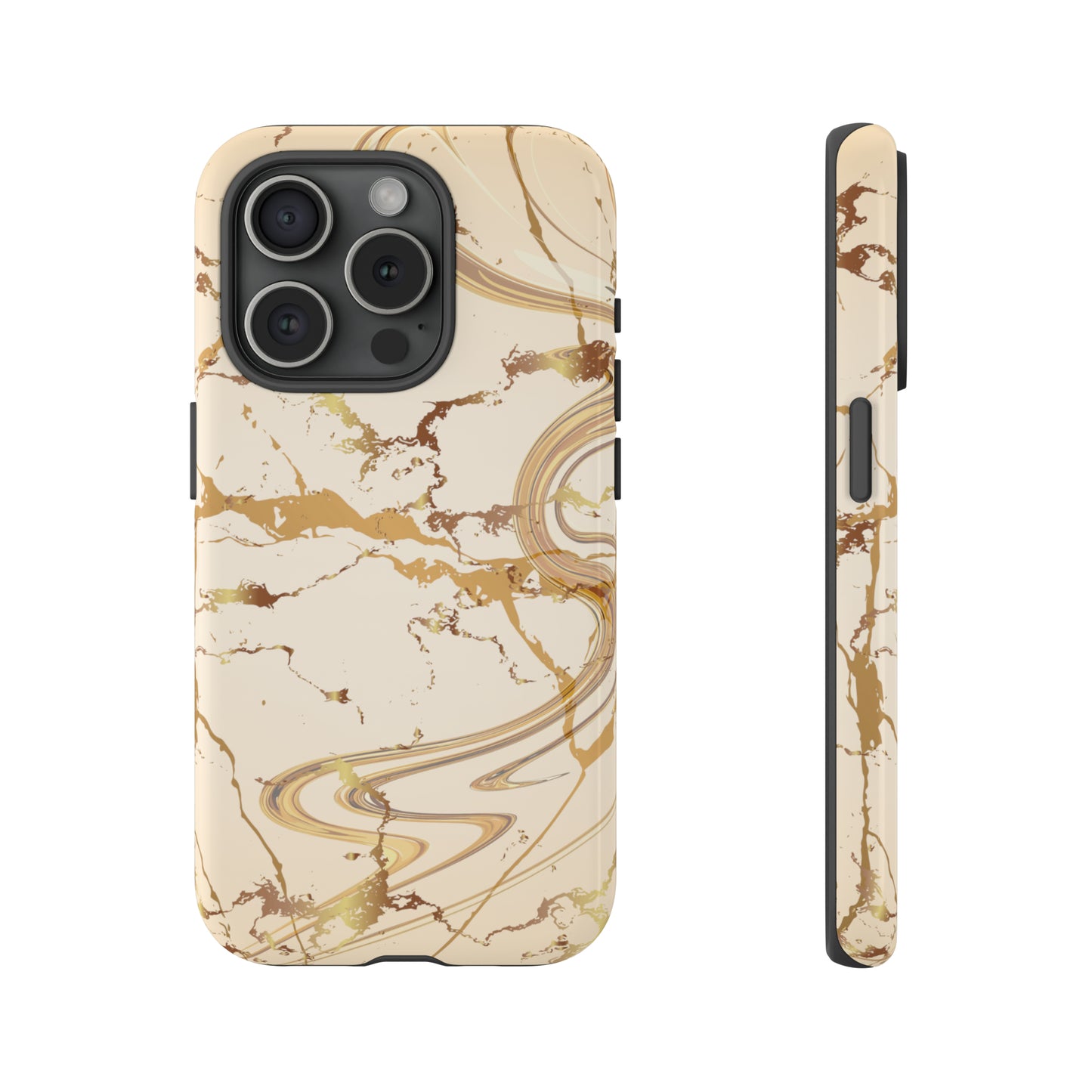 Gold Marble Tough Cases