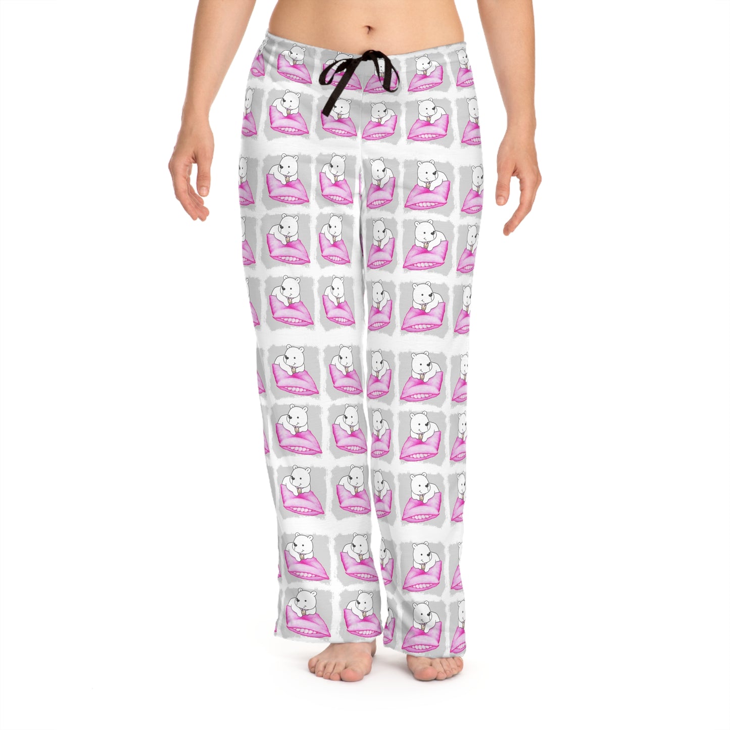 Boba Bear Pillow Women's Pajama Pants