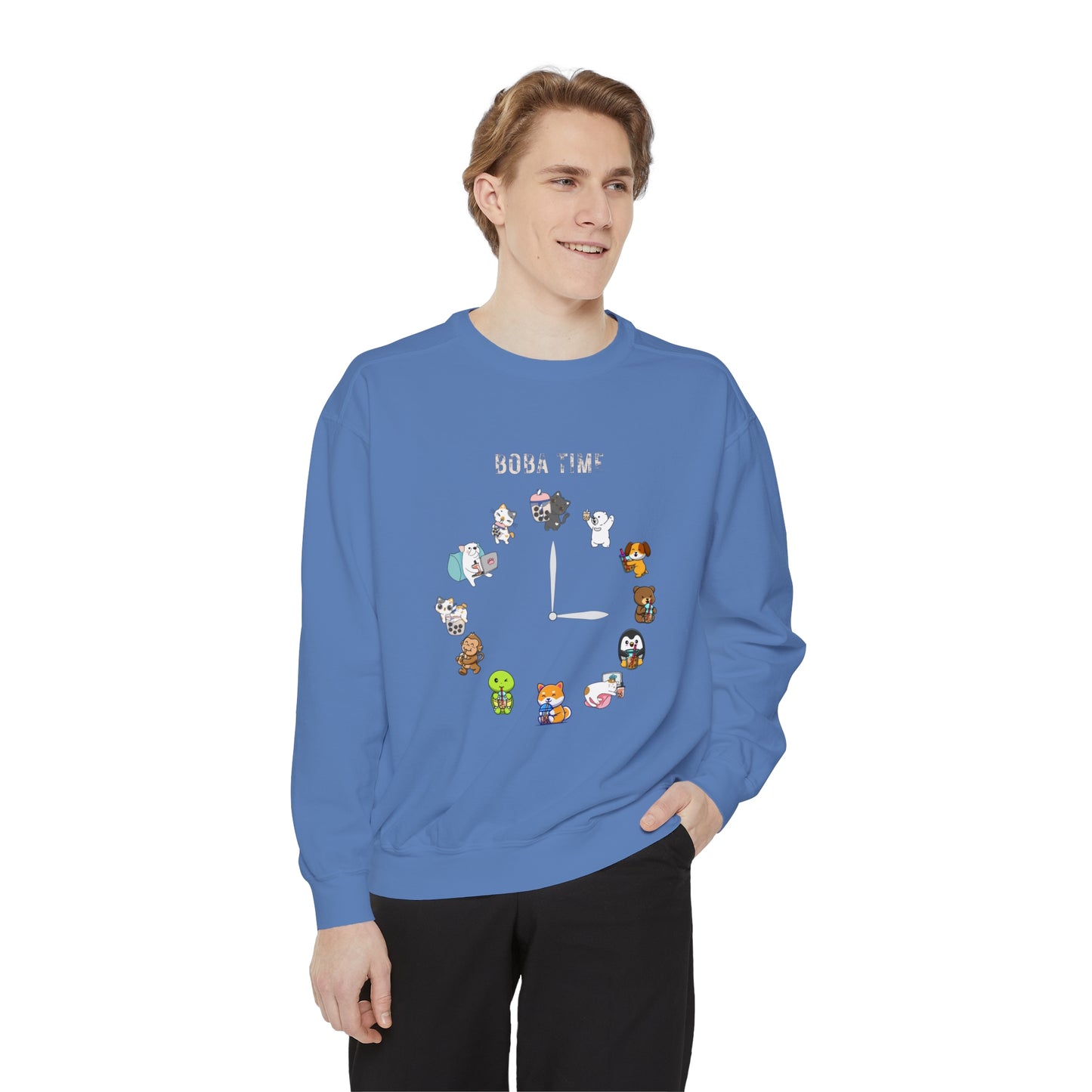 Boba Tea Clock Unisex Sweatshirt