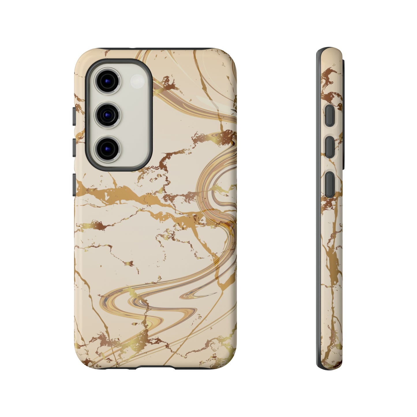 Gold Marble Tough Cases