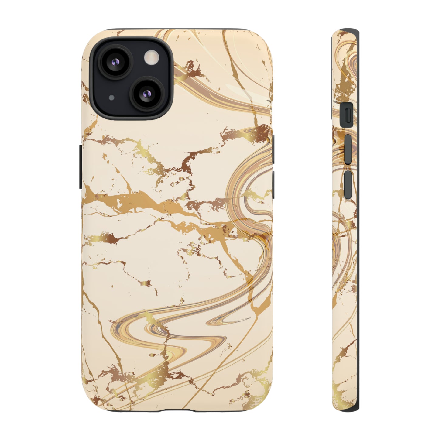 Gold Marble Tough Cases