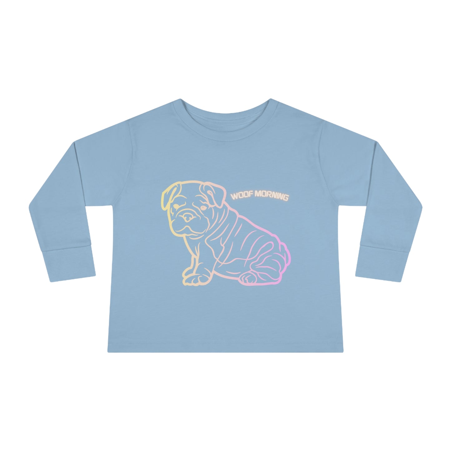 English Bulldog Toddler Long Sleeve Tee