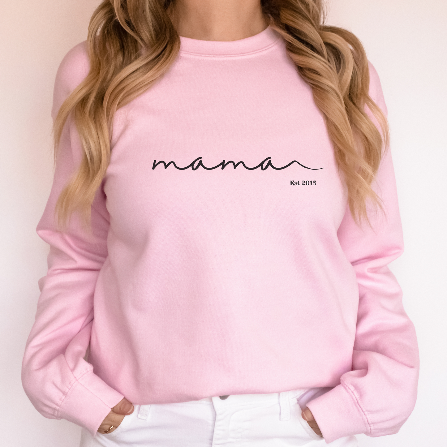 Personalized Mama Crewneck Sweatshirt