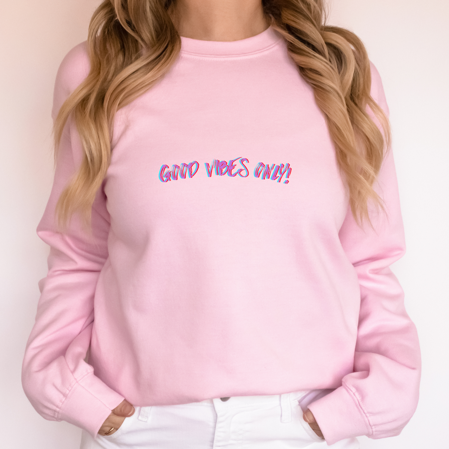 Good Vibes Only Unisex Crewneck Sweatshirt