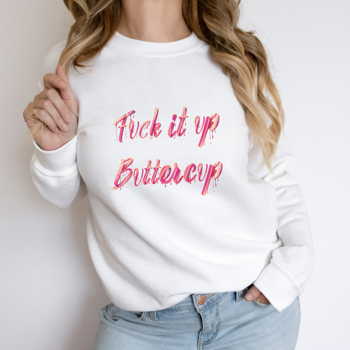 Fuck it up Buttercup Crewneck Sweatshirt