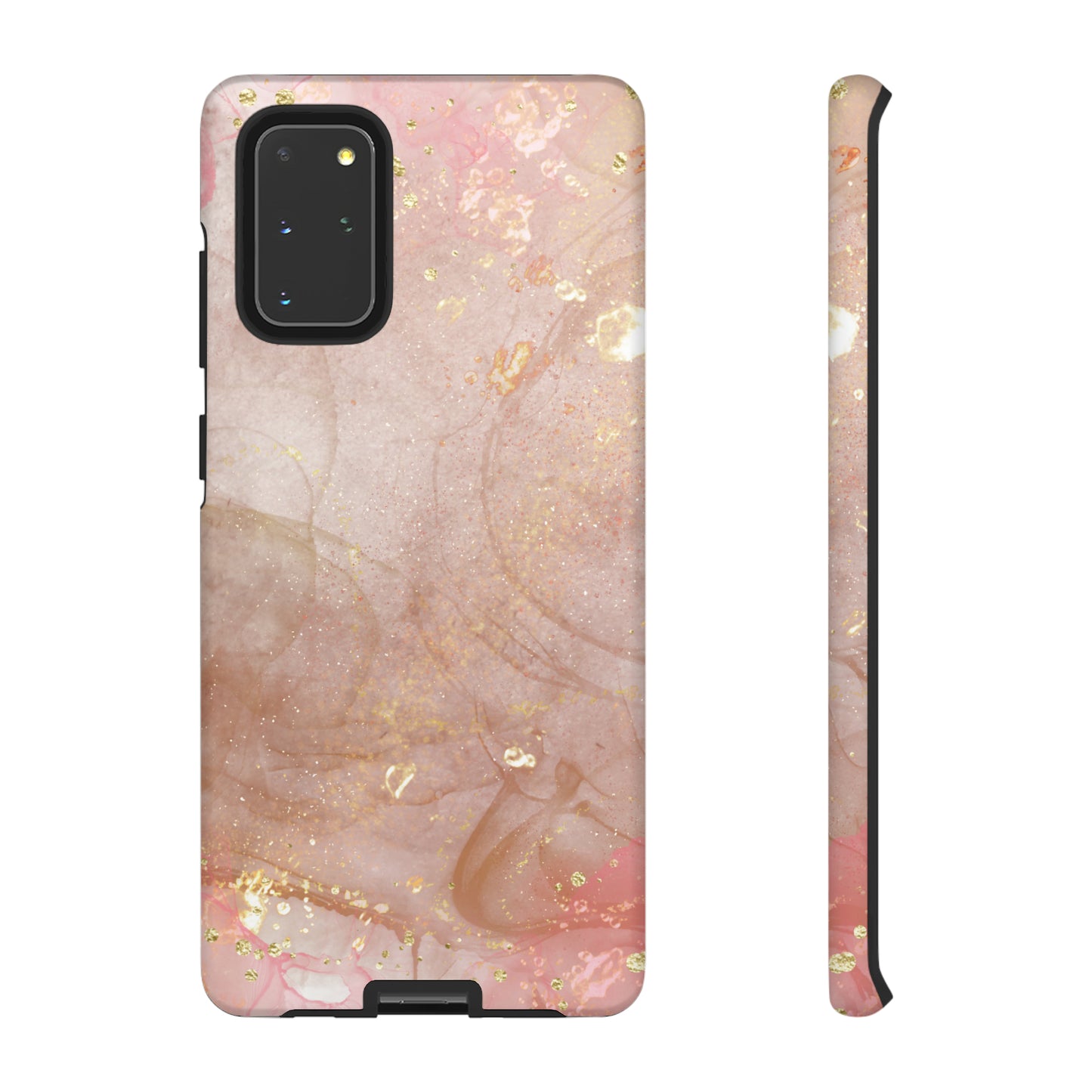 Rose Gold Marble Phone Tough Cases