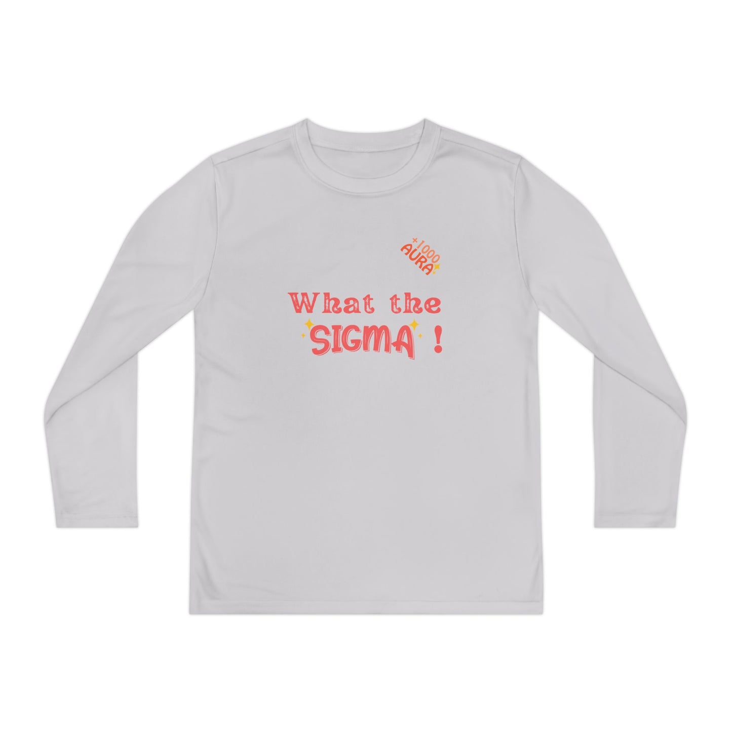 WHAT THE SIGMA Youth Long Sleeve Competitor Tee