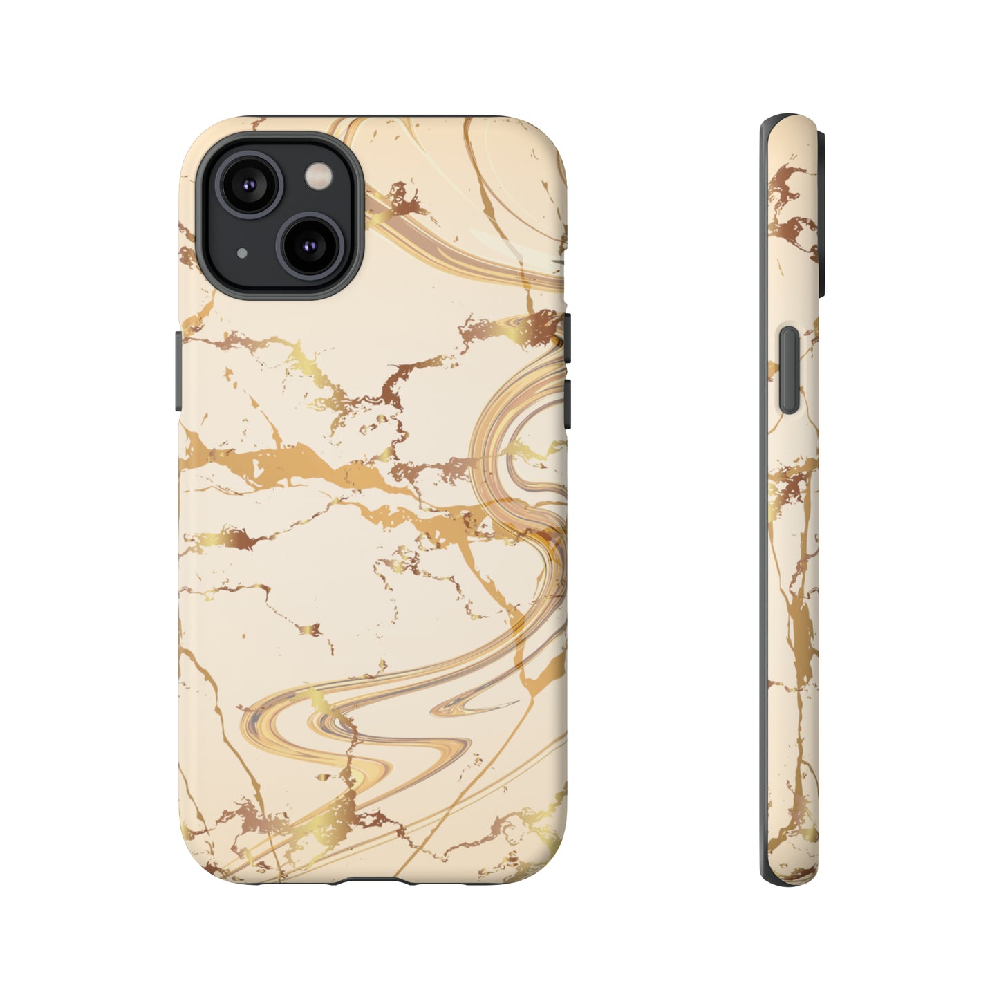 Gold Marble Tough Cases