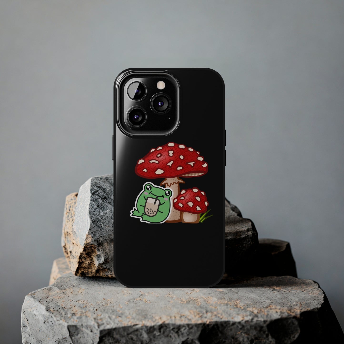 Frog Mushroom Tough Phone Cases