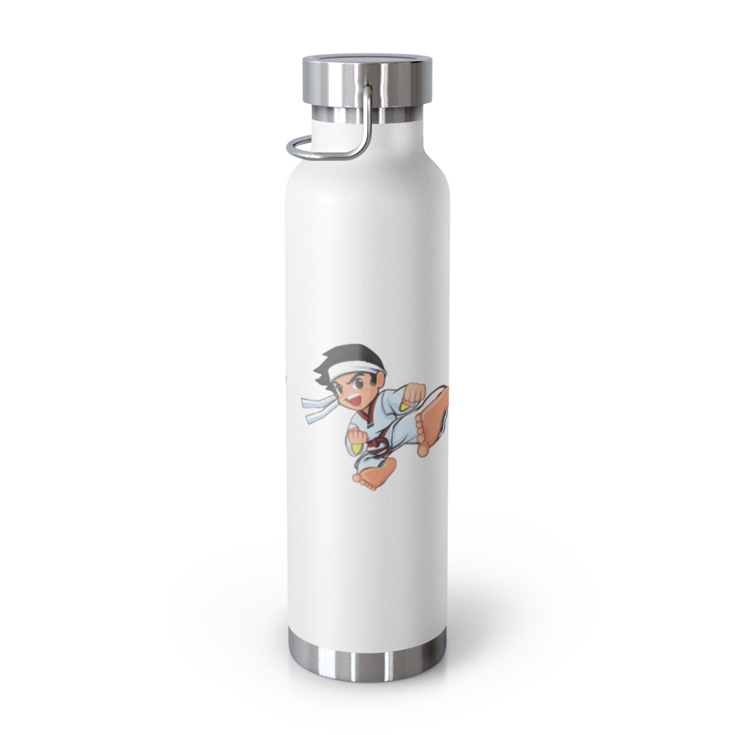 Copper Vacuum Insulated Bottle, 22oz - Taekwondo Design