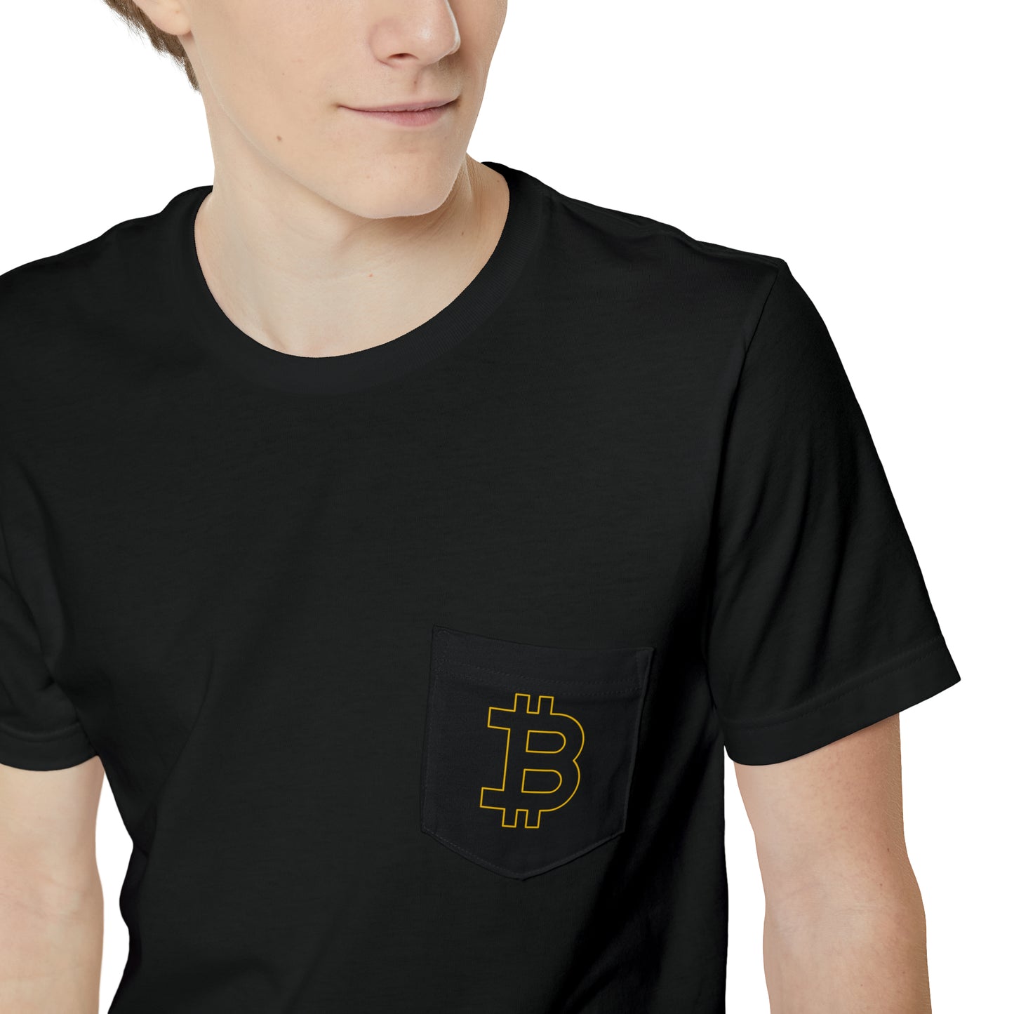 Bitcoin Unisex Pocket T-shirt