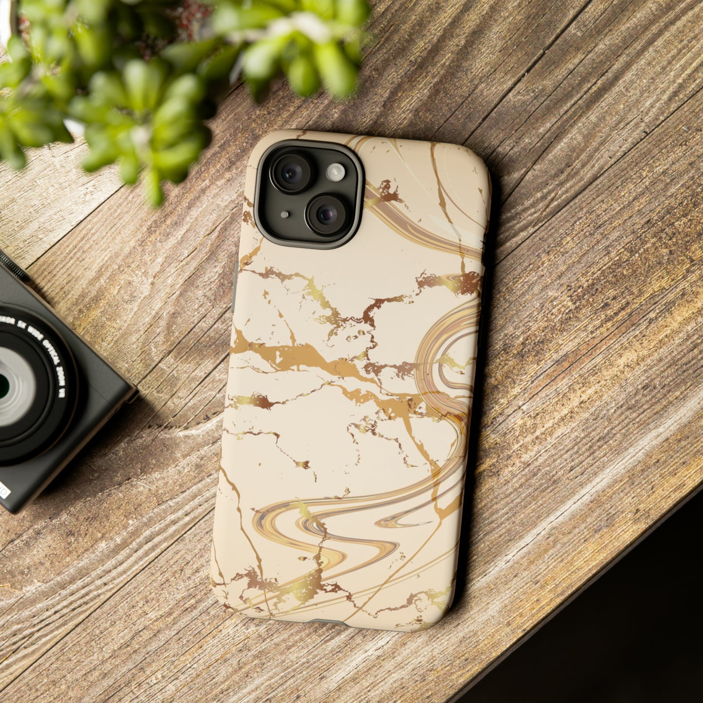 Gold Marble Tough Cases