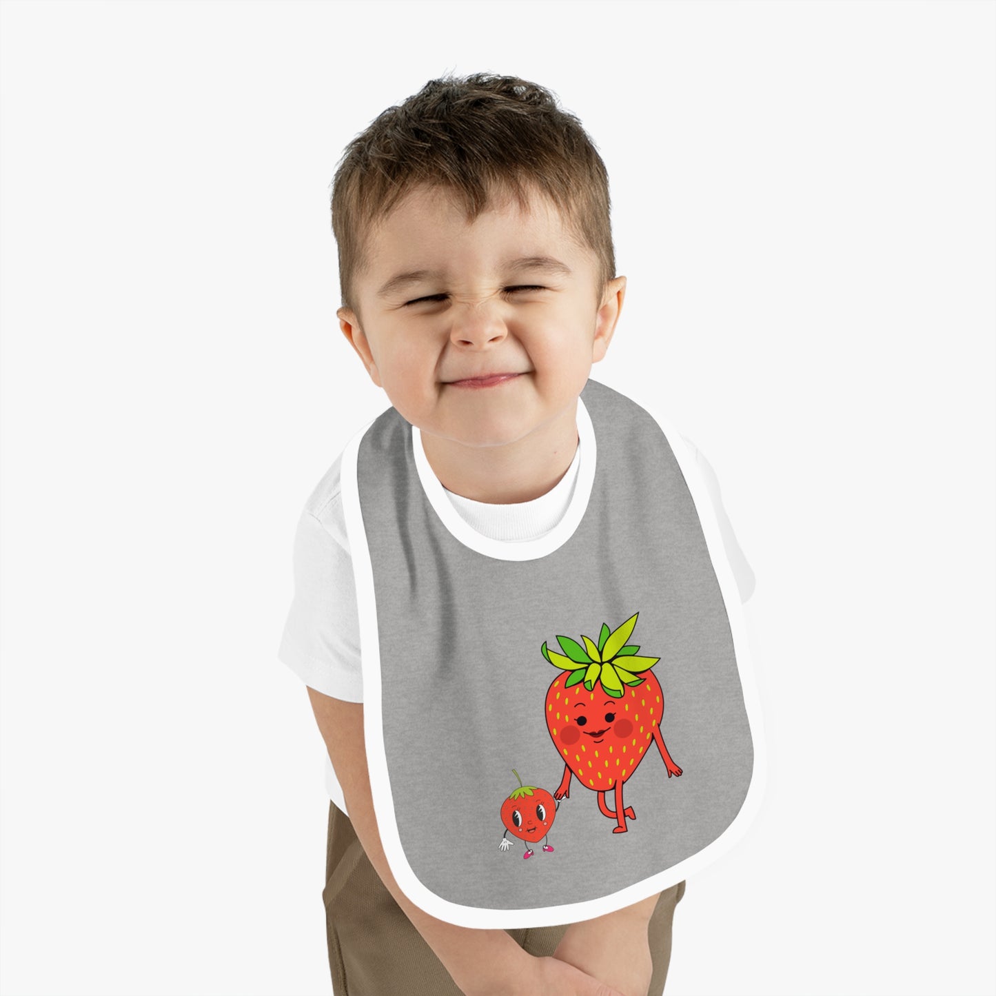 Strawberries Baby Bib