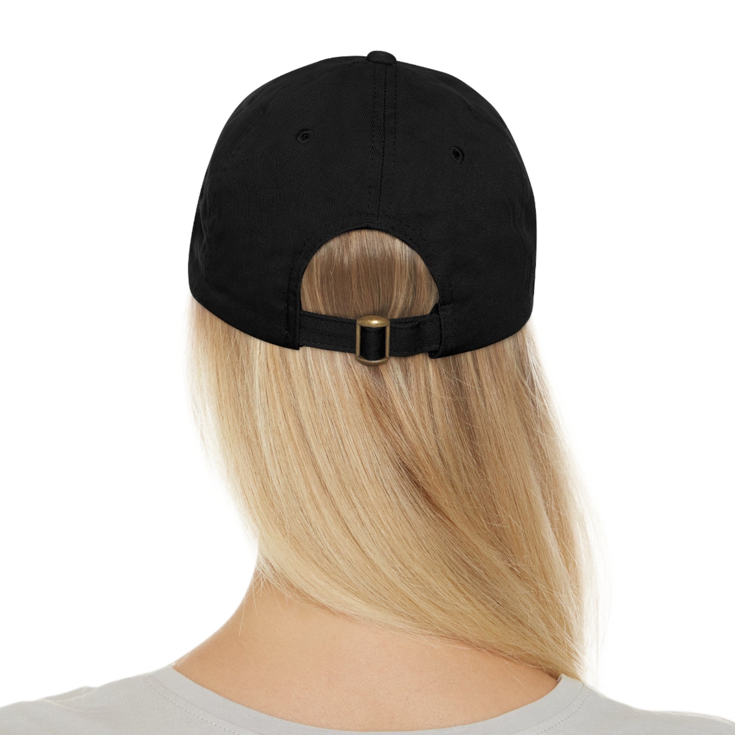 Mushroom Hat with Leather Patch (Round)