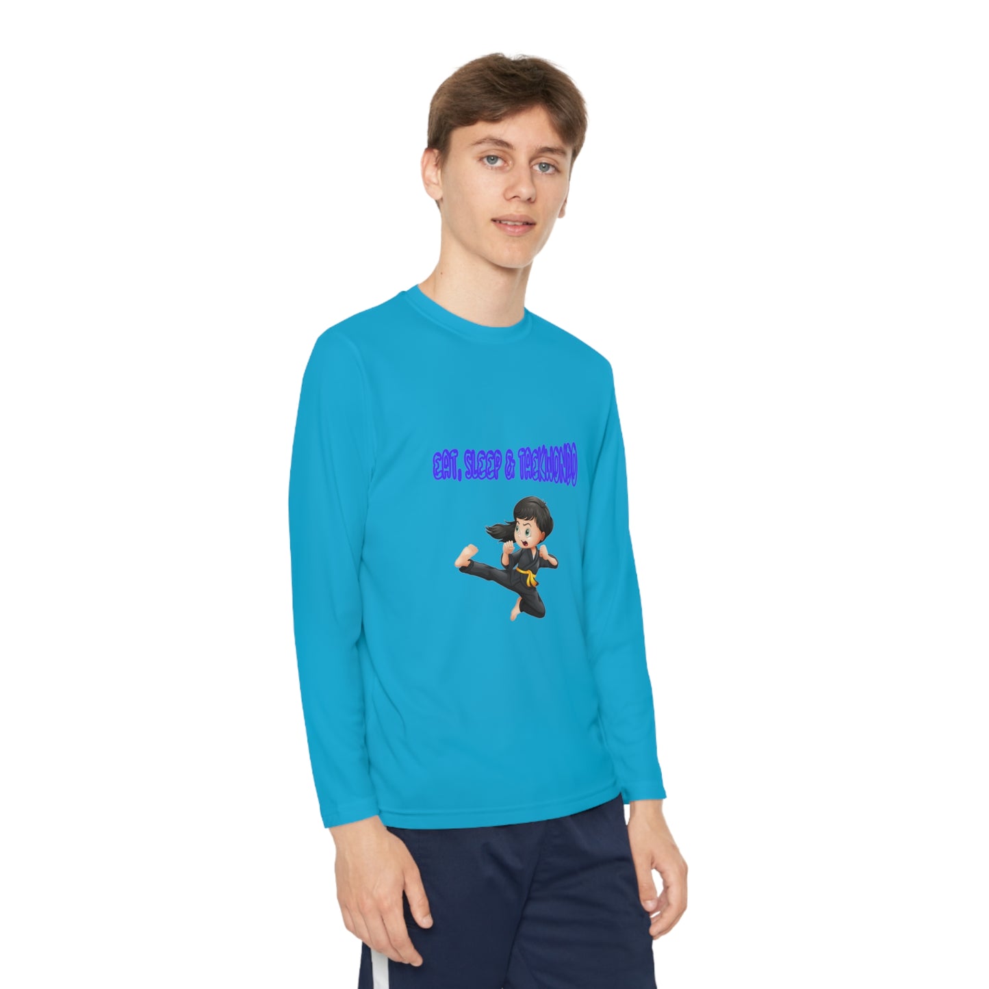 Taekwondo Youth Long Sleeve Competitor Tee