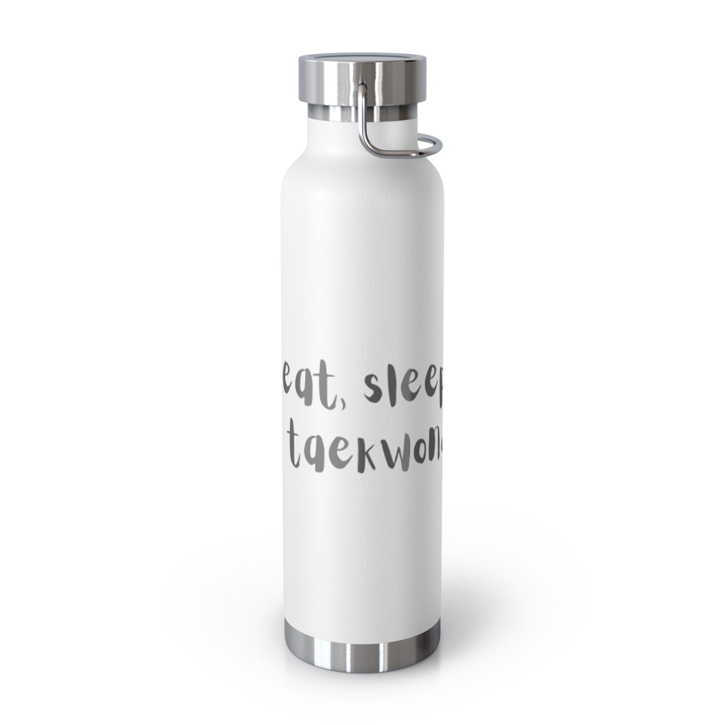 Copper Vacuum Insulated Bottle, 22oz - Taekwondo Design