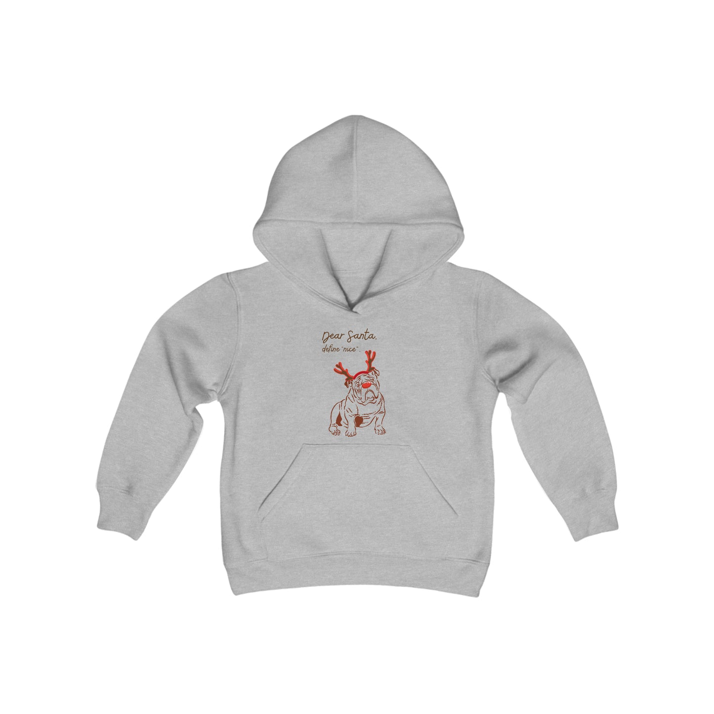 Dear Santa Youth Hooded Sweatshirt