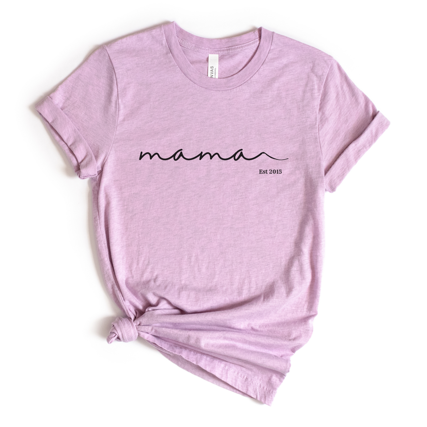 Personalized Mama Jersey Short Sleeve Tee