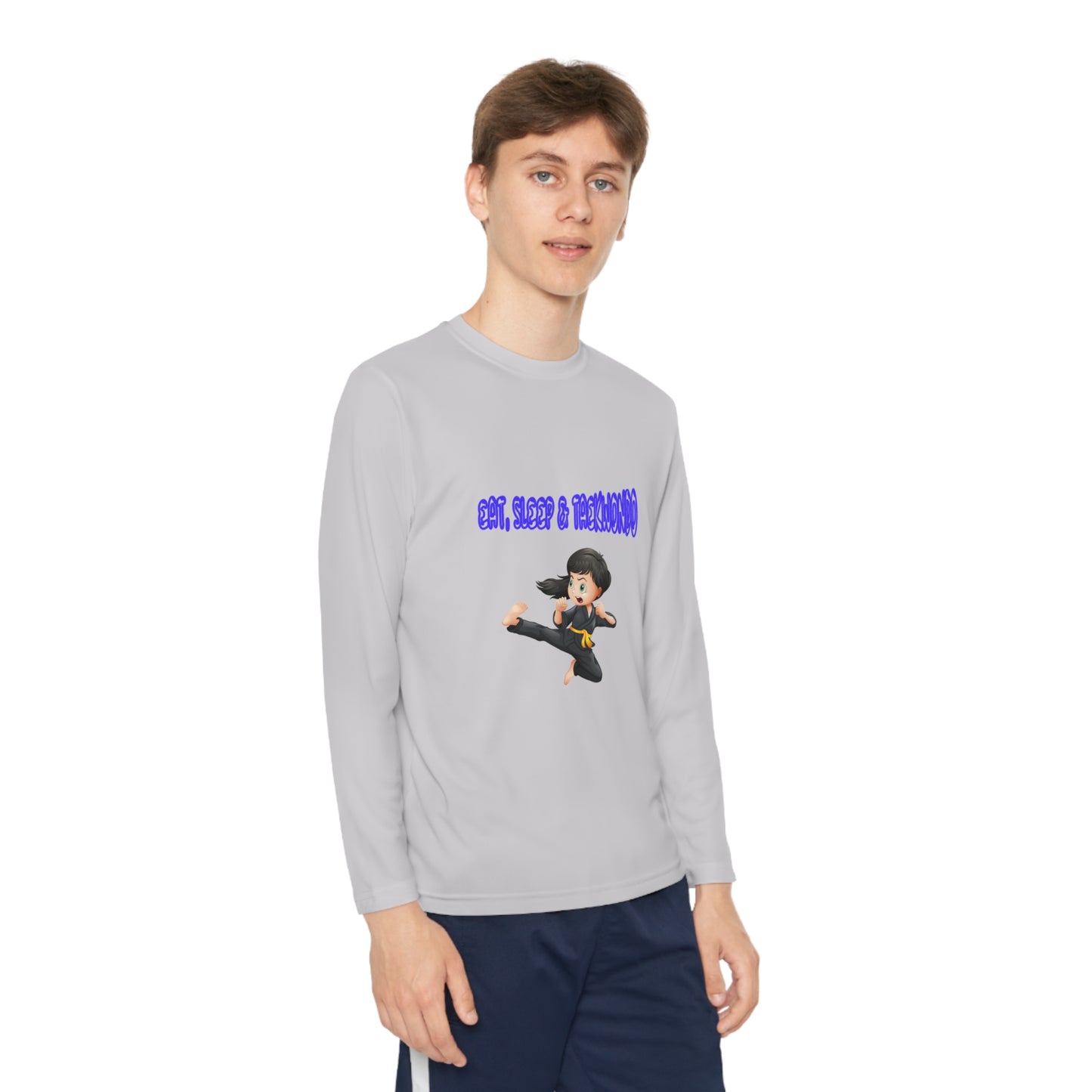 Taekwondo Youth Long Sleeve Competitor Tee