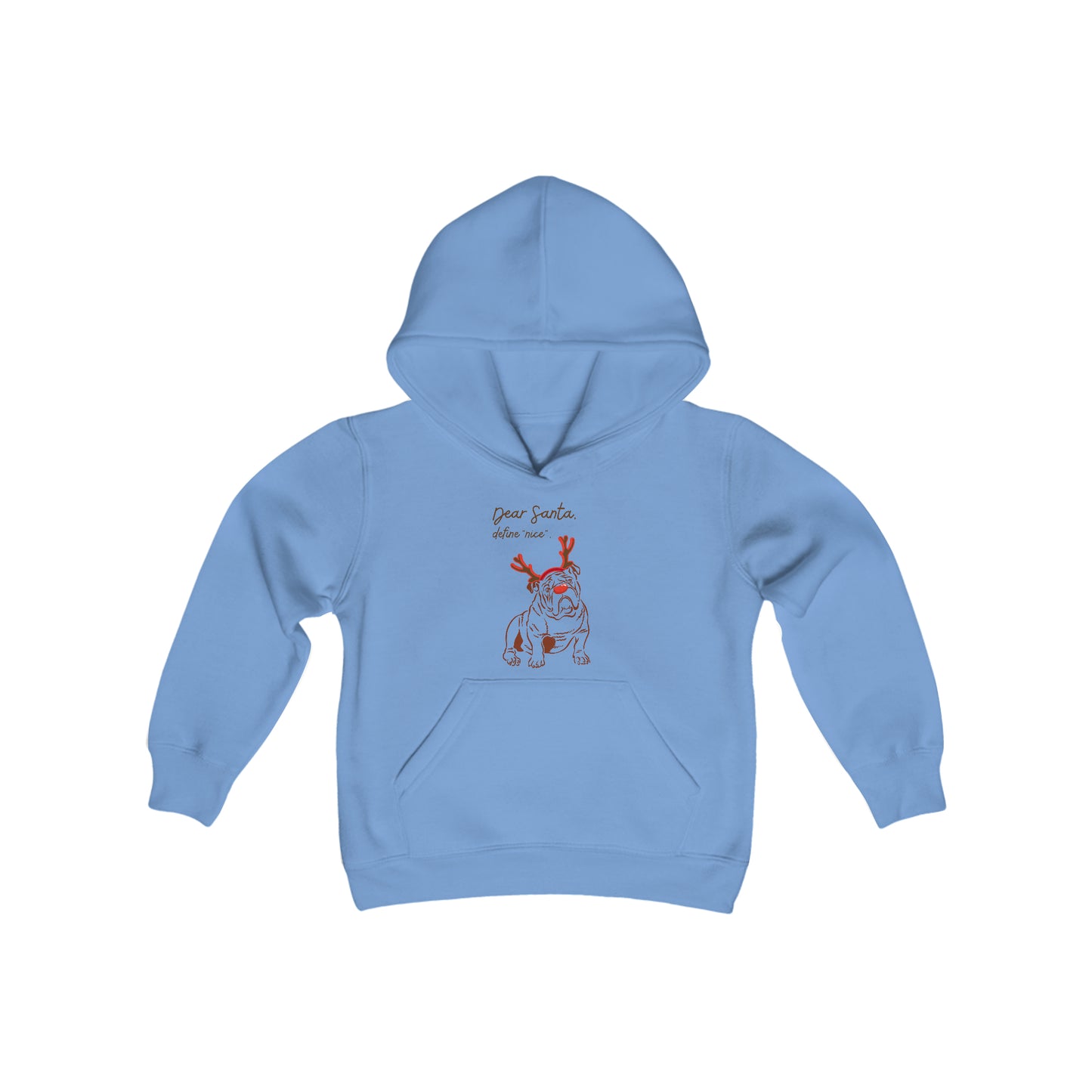 Dear Santa Youth Hooded Sweatshirt