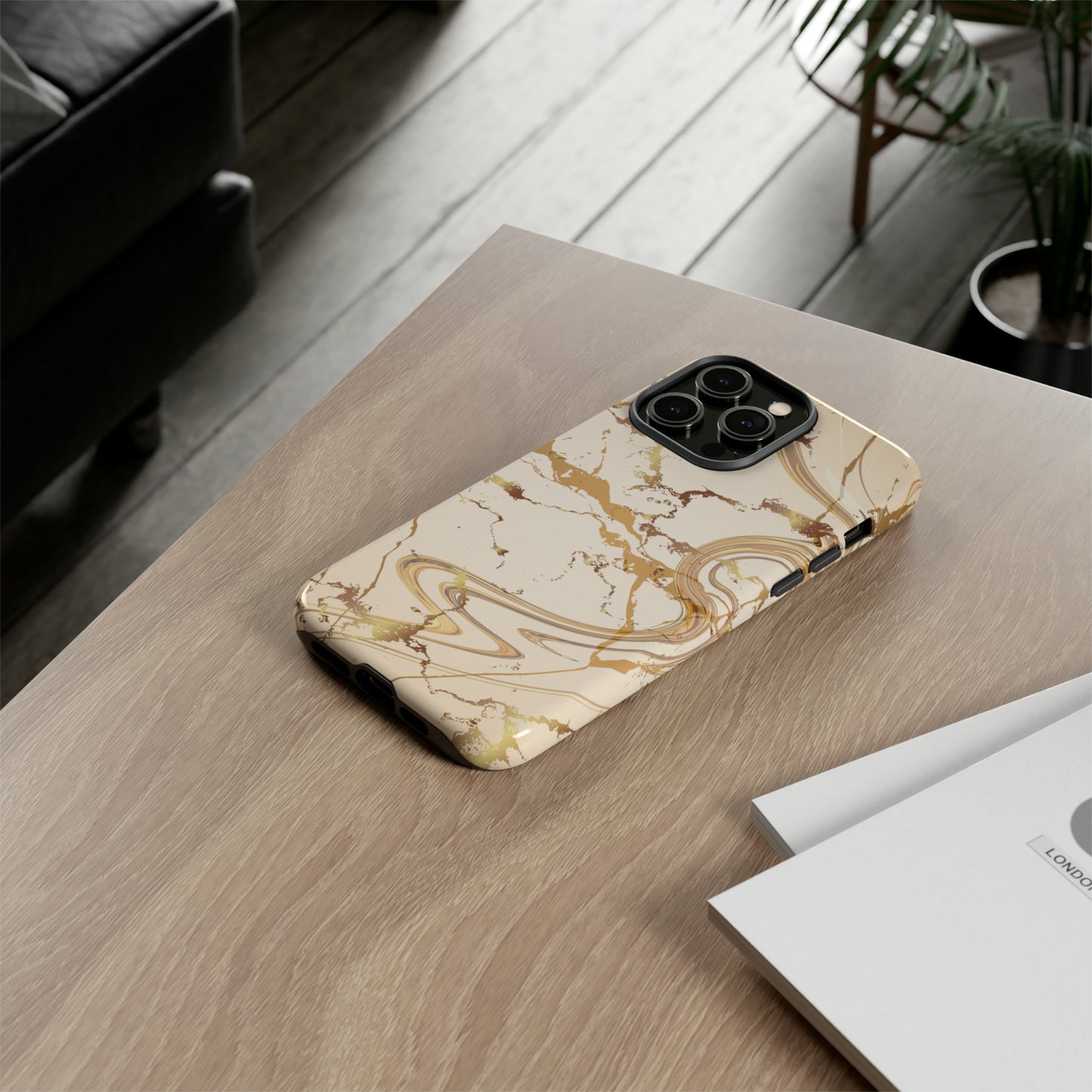 Gold Marble Tough Cases