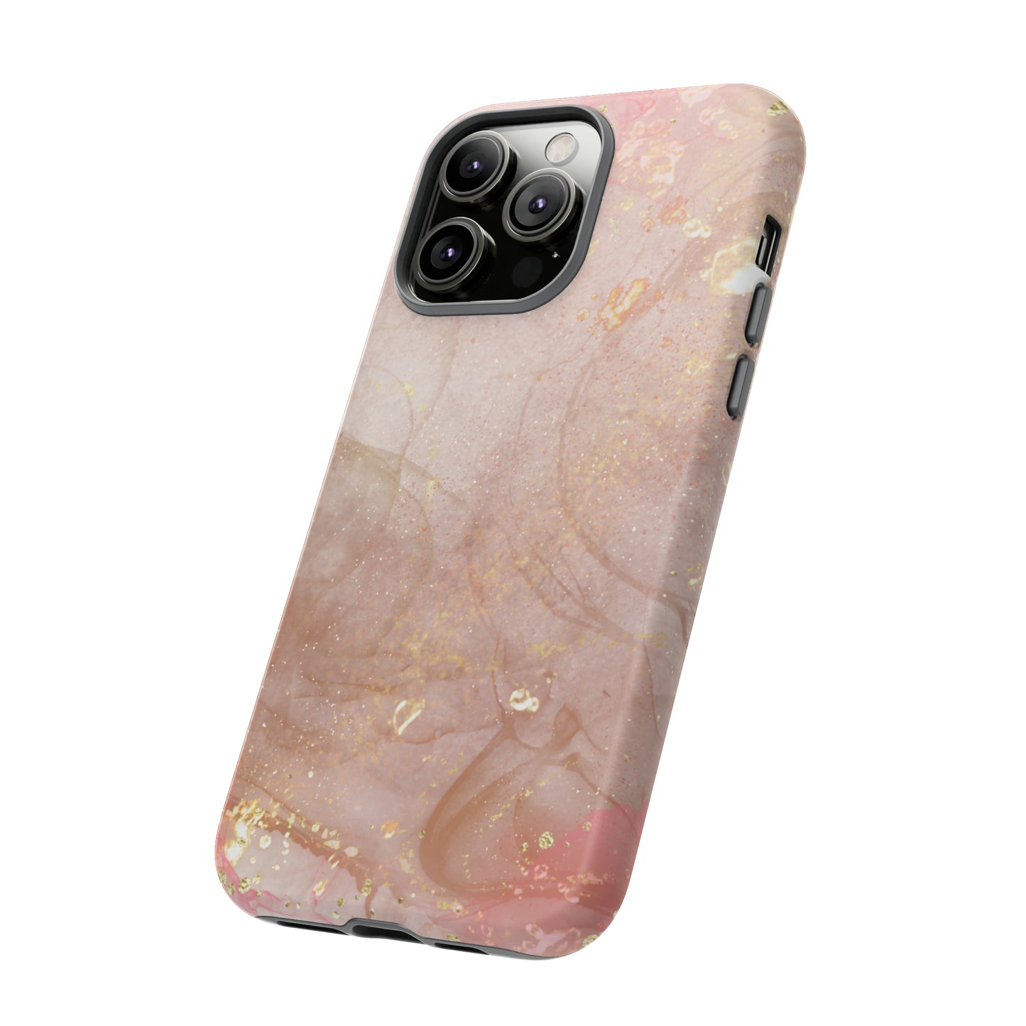 Rose Gold Marble Phone Tough Cases