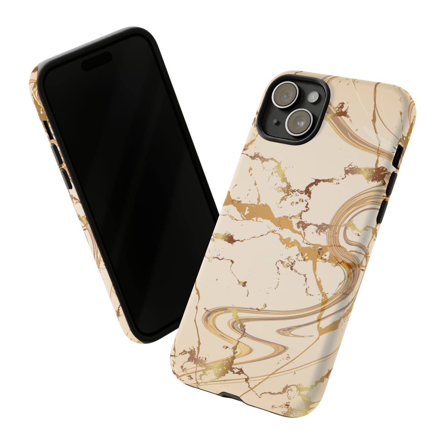 Gold Marble Tough Cases