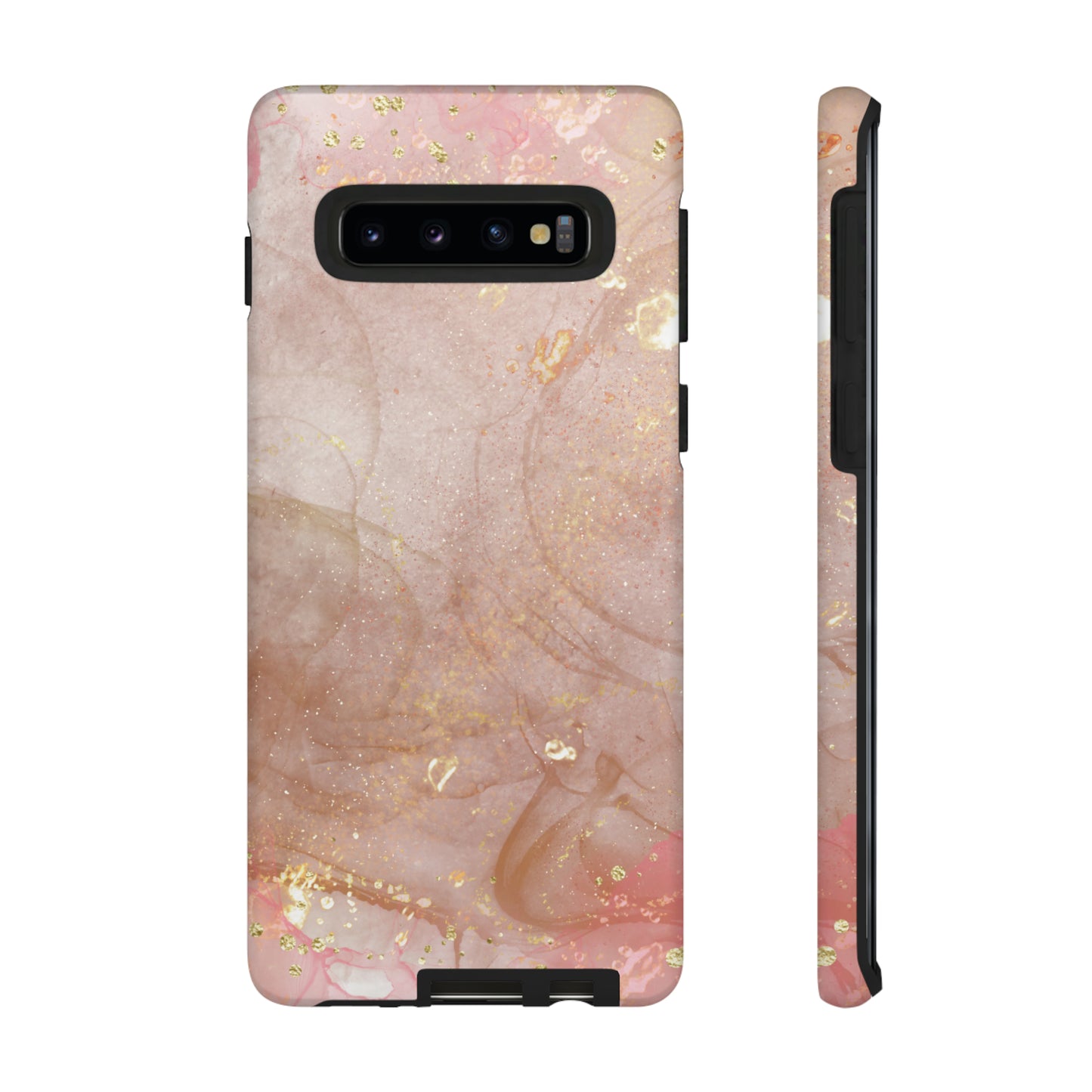 Rose Gold Marble Phone Tough Cases