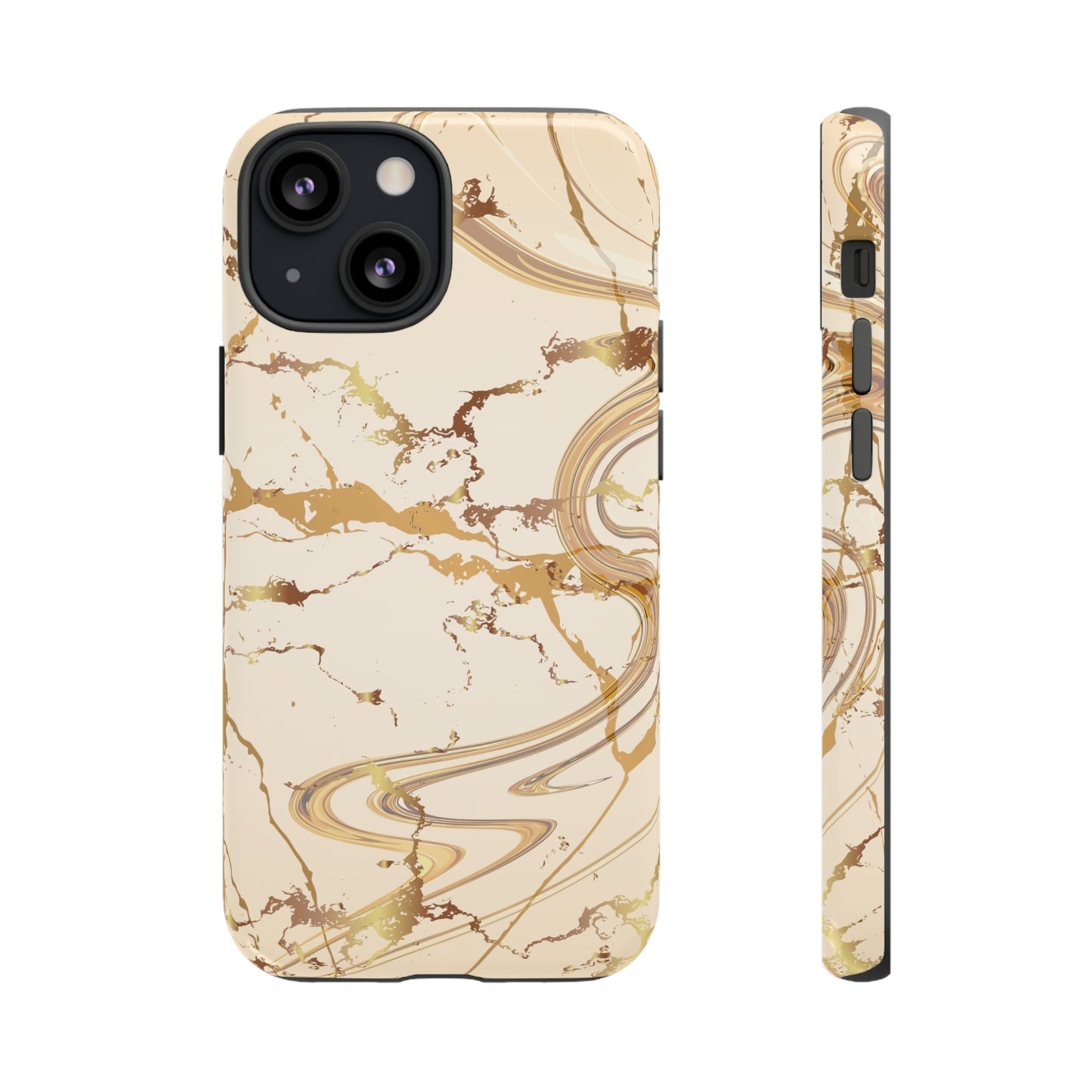 Gold Marble Tough Cases