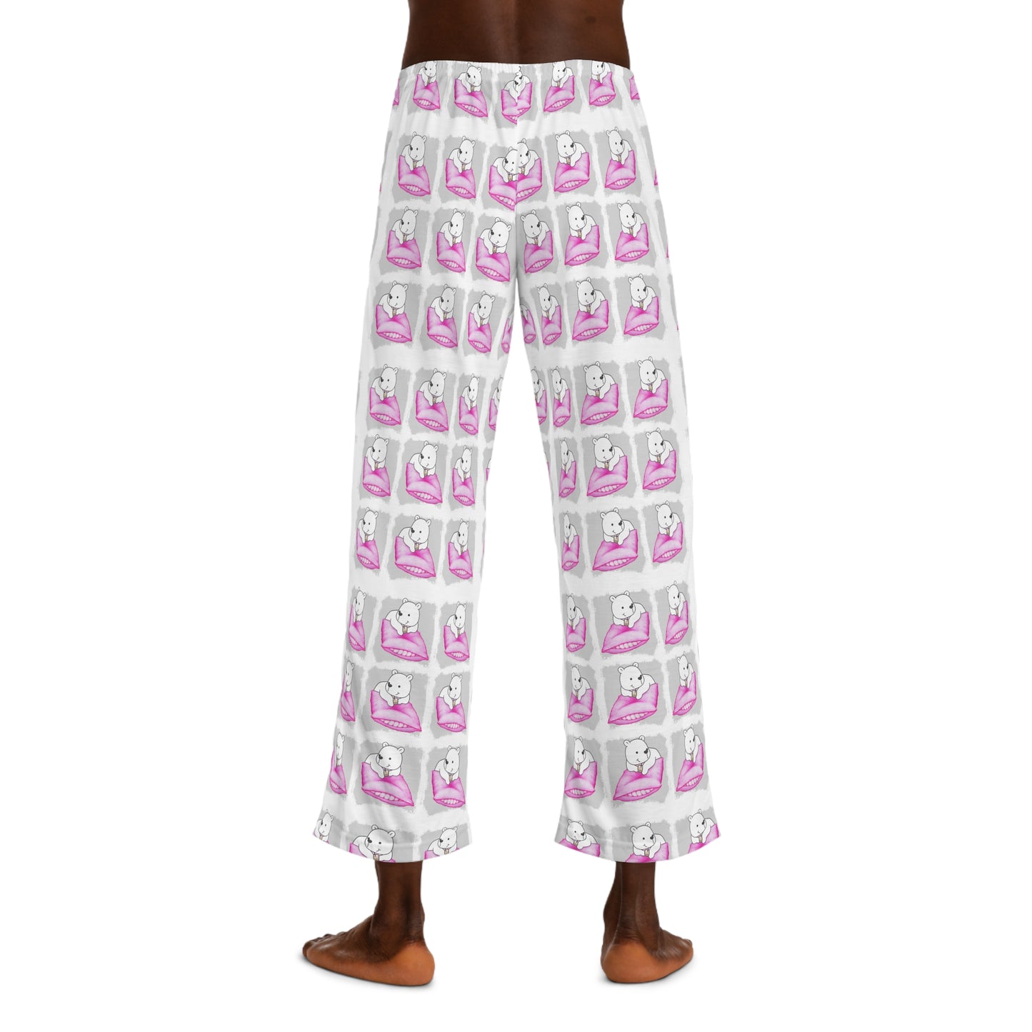 Boba Bear Pillow Men's Pajama Pants