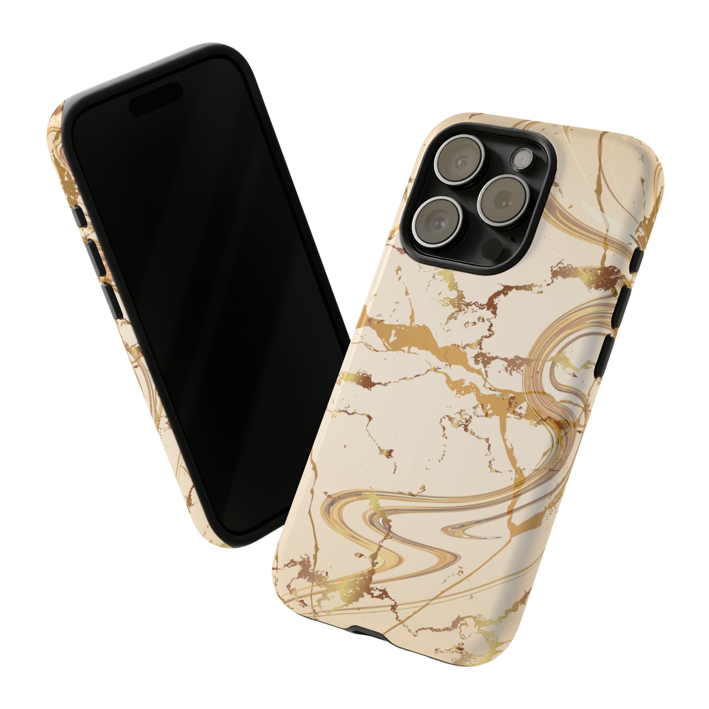 Gold Marble Tough Cases